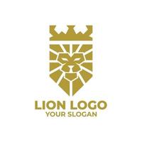 modèles de logo roi lion vecteur