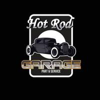 club de hot rod vecteur