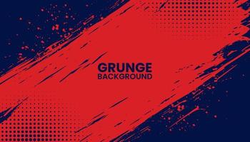 abstrait grunge rouge et bleu foncé vecteur