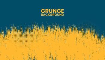 abstrait grunge jaune et bleu vecteur