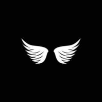 icône de vecteur d'ailes d'oiseau. icône de vecteur d'ailes d'ange.