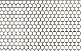 motif hexagonal sur fond blanc. vecteur