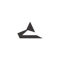 lettre dc simplicité géométrique simple concept logo vecteur
