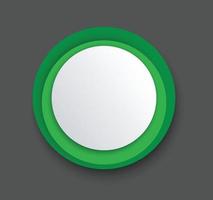 vecteur de modèle de fond de cercles verts