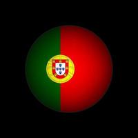 pays portugal. drapeau portugais. illustration vectorielle. vecteur