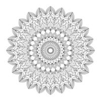 art de mandala, lignes noires en motif de cercle, pour les pages à colorier, la méditation pour enfants, la méditation pour adultes, l'art pour les enfants, les cartes, le scrapbooking, les patrons de vêtements, les oreillers, les t-shirts, les patrons de carreaux, les arrière-plans, etc. vecteur