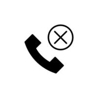 appel, centre, modèle de logo d'illustration vectorielle d'icône de ligne solide de téléphone. adapté à de nombreuses fins.