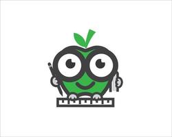 conceptions de logo de nutrition intelligente vecteur minimaliste moderne simple à icône et symbole