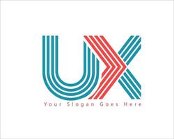 conceptions de logo d'écrivain ux pour le logo des entreprises et de l'éducation vecteur