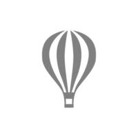 illustration de conception de logo icône montgolfière vecteur