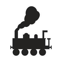 illustration d'icône de train à vapeur, conception de concept d'élément. vecteur