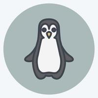 icône pingouin. adapté au symbole animal vecteur