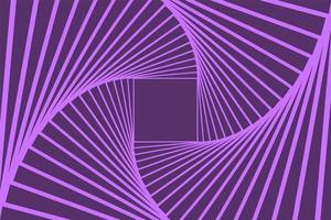 fond d'illusion d'optique réaliste carré violet abstrait vecteur