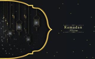 ramadan kareem fond lumière dorée