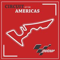 conception du logo du circuit des amériques. à des fins diverses avec des fichiers vectoriels vecteur