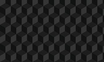 motif géométrique abstrait noir, fond de motif carré noir vecteur