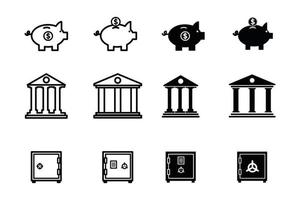 modèle de conception de logo vectoriel icône finance