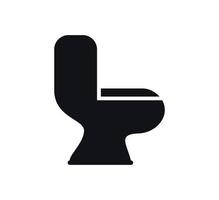 modèle de logo vectoriel icône toilettes