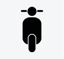 scooter icône vector illustration design plat