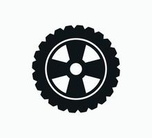 modèle de conception de logo vectoriel icône pneu