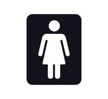 icône de personnes, modèle de logo vectoriel de signe de toilette