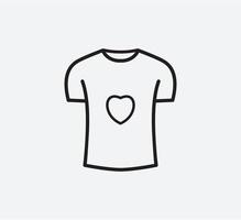 modèle de conception de logo vectoriel icône chemise