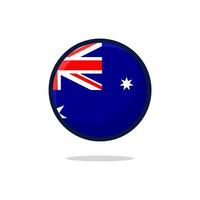 icône du drapeau australien vecteur