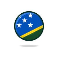 icône de drapeau des îles salomon vecteur