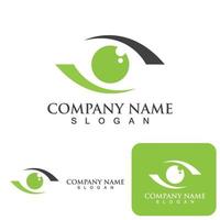 soins oculaires logo identité de marque entreprise vecteur