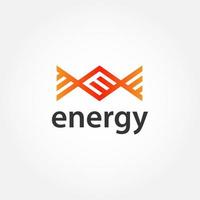 création de logo énergie lettre e