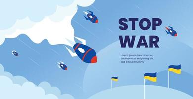 arrière-plan vecteur de modèle de conflit ukraine russie, adapté à la campagne de contenu, contenu des médias sociaux