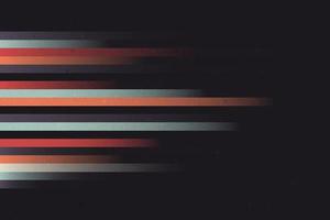 arrière-plan vectoriel rétro de lignes colorées horizontales. papier peint linéaire dégradé minimaliste
