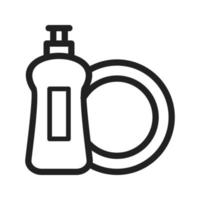 icône de ligne de savon à vaisselle
