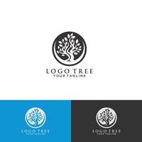 icône de vecteur d'arbre. éléments de conception de logo.