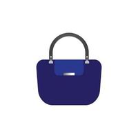 femme sac icône vecteur fond