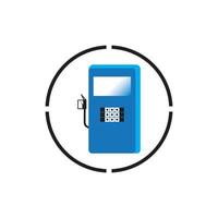 arrière-plan du modèle d'icône de vecteur de carburant