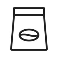 icône de sac de café vecteur