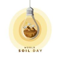 vecteur d'illustration de la journée mondiale du sol