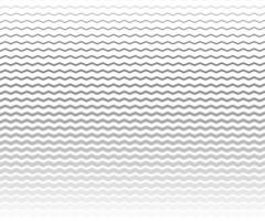 vague, motif de lignes en zigzag. ligne ondulée noire sur fond blanc. vecteur de texture - illustration