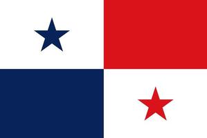 drapeau panama.symbole du panama. illustration vectorielle. vecteur