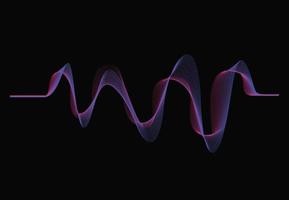 ondes sonores, égaliseur numérique abstrait, conception de vctor vecteur
