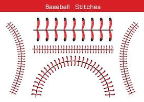 points de base-ball sur fond blanc , dessin vectoriel