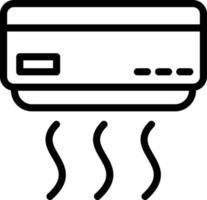 illustration de conception d'icône de vecteur de climatiseur