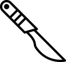 illustration de conception d'icône de vecteur de scalpel