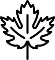 illustration de conception icône vecteur feuille d'érable