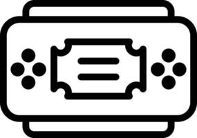 illustration de conception d'icône de vecteur de console