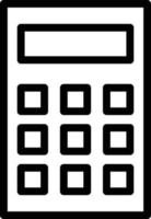 icône de vecteur de calculatrice