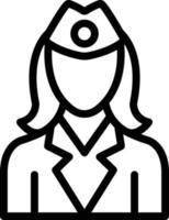 illustration de conception d'icône de vecteur d'agent de bord