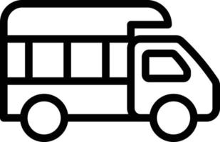 illustration de conception d'icône de vecteur de camion