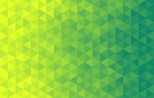 forme de triangle motif de fond vert dégradé jaune vecteur
